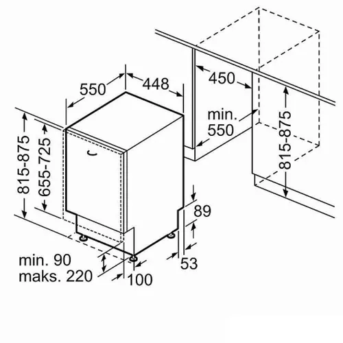 cumpără Mașină de spălat vase încorporabilă Bosch SPV4EMX25E în Chișinău 