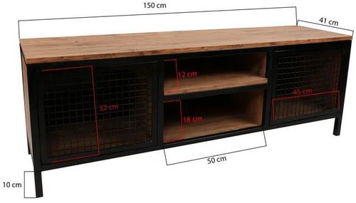 купить Тумба напольная для TV Trendy Zeno, 150x47x40cm (GTR000261) в Кишинёве 