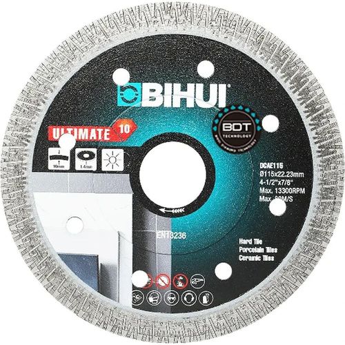 купить Диск отрезной Bihui DCAE115 Диск алмазный Ultimate Diamond 115x22.2x1.4mm в Кишинёве 