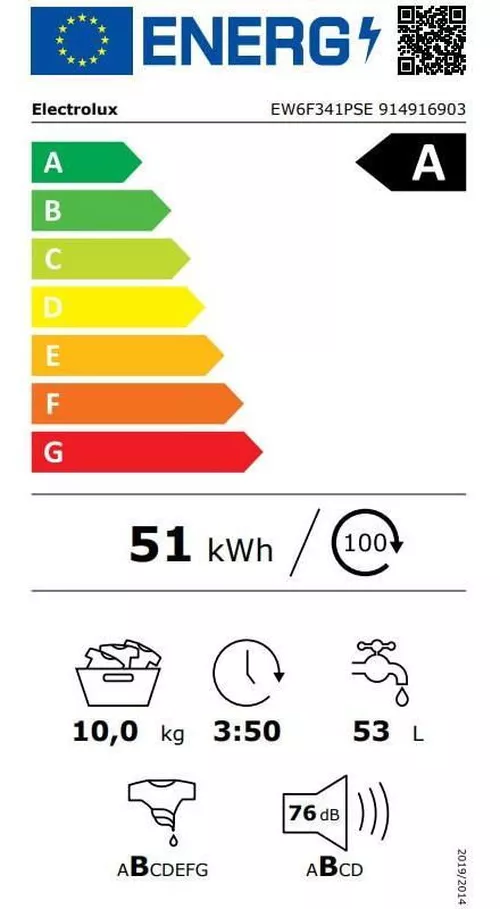 cumpără Mașină de spălat frontală Electrolux EW6F341PSE în Chișinău 