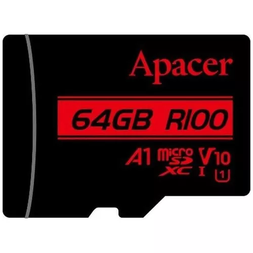cumpără Card de memorie flash Apacer AP64GMCSX10UB-RA microSDXC 64GB w/o Adapter RP în Chișinău 