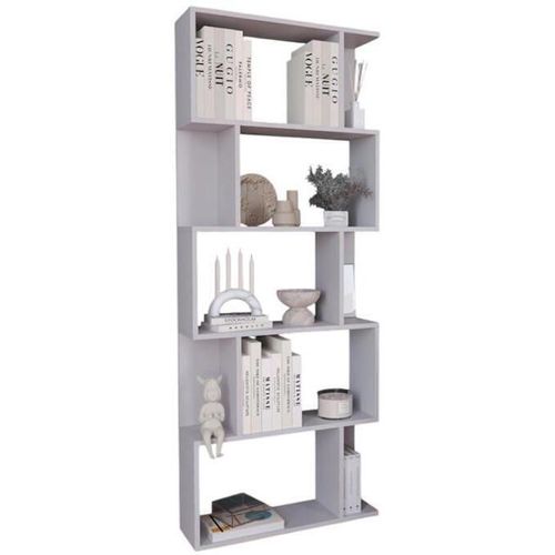 купить Офисный стеллаж Remaks Asimetrik 5 Safir White в Кишинёве 