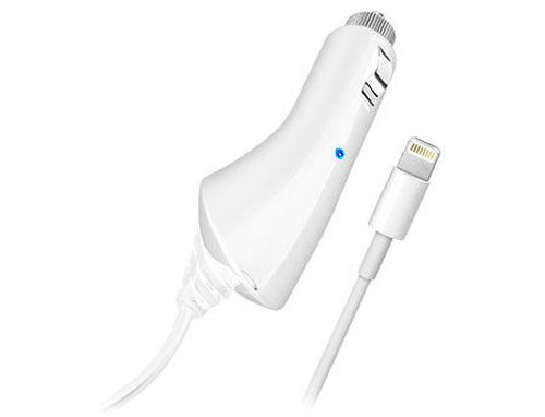 купить Tracer Car Charger TRACER 12V iPhone 5/iPad 4 2,1A, white (incarcator auto/автомобильное зарядное устройство) в Кишинёве 