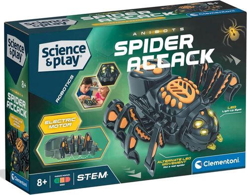 cumpără Set de construcție Clementoni Spider Attack–robot paianjen (75162) în Chișinău 