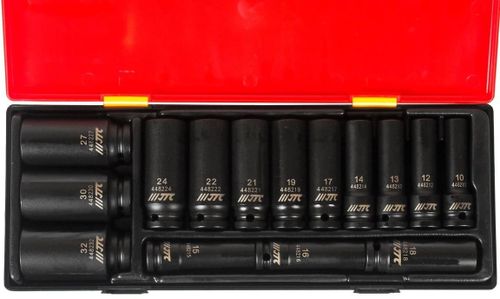 cumpără Set de tubulare, bite, duze JTC JTC-K4151 1/2" ударные головки, глубоких 6 гран. в ложементе (15 ед.) în Chișinău 