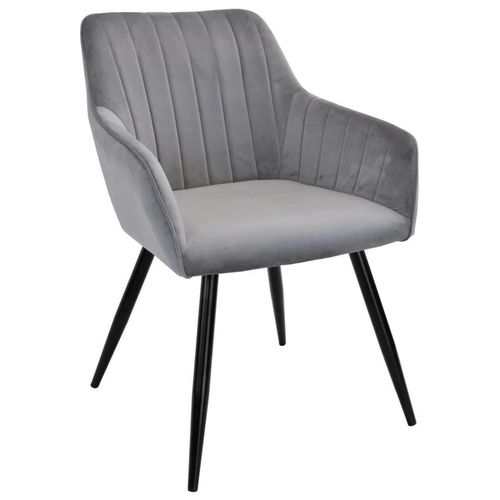 cumpără Scaun Deco DC-1936 Iris Dark Grey+Black în Chișinău 