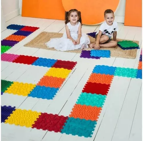 купить Коврик игровой Ortek Ortek 11278 Коврик-пазл ортопедический -массажный 26x26cm в Кишинёве 