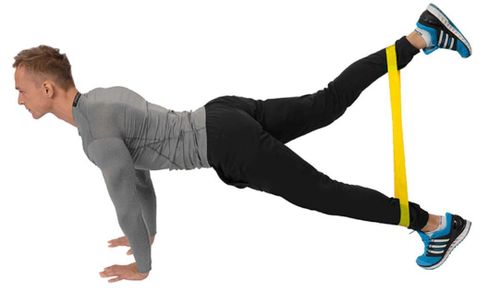 купить Эспандер HMS 881 Expander LOOP 50x5x0,4 cm GU04 YELLOW (4.5-7kg) 17-33-010 в Кишинёве 