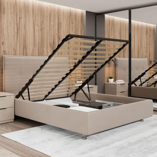 cumpără Pat Bayro ModernBed 1600x2000 c подъёмным механизмом ткань категория III în Chișinău 