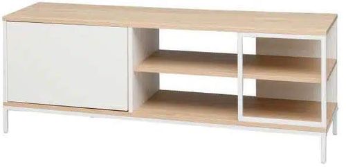 купить Тумба напольная для TV Deco Loreto 120x40x46H Oak/White в Кишинёве 