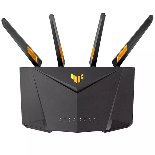 cumpără Router wireless WiFi ASUS TUF Gaming AX3000 Dual Band WiFi 6 Gaming Router, WiFi 6 802.11ax Mesh System, AX3000 574 Mbps+2402 Mbps, AiMesh, dual-band 2.4GHz/5GHz for up to super-fast 3Gbps, dedicated Gaming Port, WAN:1xRJ45 LAN: 4xRJ45 10/100/1000, USB 3.2 (router wireless WiFi/беспроводной WiFi роутер) în Chișinău 