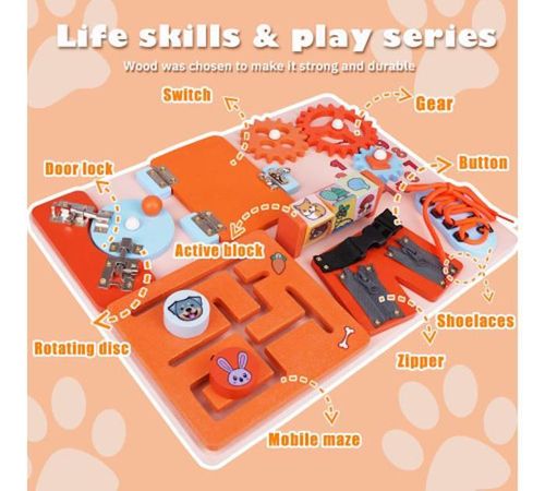 купить Головоломка Optmarket OP 201236604 Бизи борд в Кишинёве 