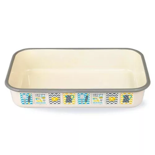 купить Форма для выпечки Metalac 51758 эмалированная Country 30X18X6cm в Кишинёве 