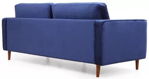 cumpără Canapea Trendy Roma Albastru Marin, 90x70x215cm (3 locuri) în Chișinău 