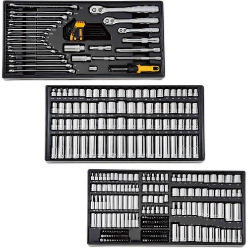 cumpără Set de unelte de mână DeWalt DWMT45341-1 Trusa cu chei tubulare Mix 1/4, 3/8, 1/2 (341buc) în Chișinău 