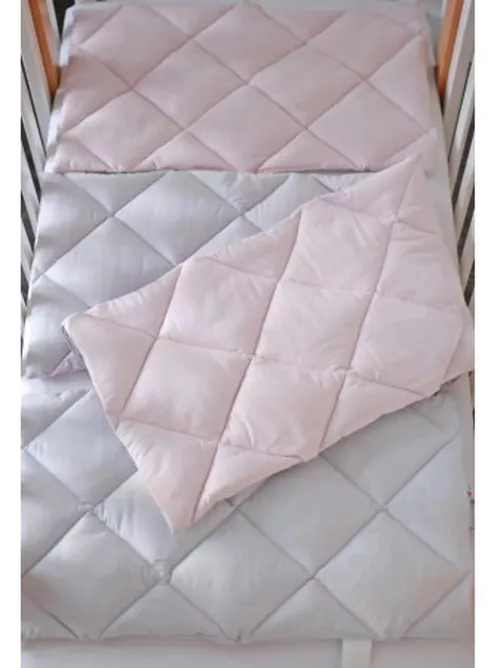 cumpără Protecție laterală pentru pătuț Veres 154.01.04 бампер на 3 стороны розово серый în Chișinău 