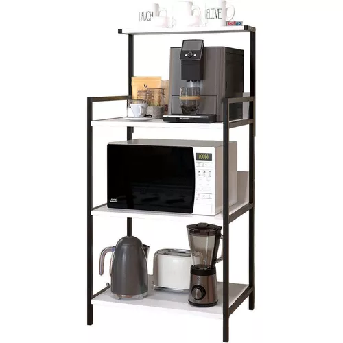 cumpără Etajeră Nex Home Bucatarie, 3 nivele, 63x47x129 cm, Alb (28-01-01) în Chișinău 