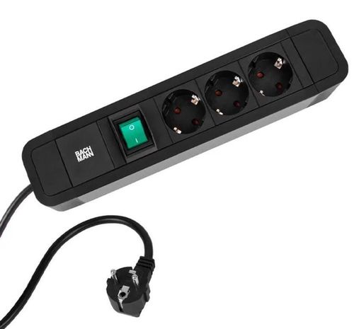 купить Фильтр электрический BACHMANN 350.019 PRIMO 2 3xCEE7/3 5m в Кишинёве 