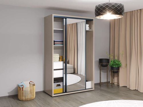 cumpără Dulap Bayro Parma 1400x2250x600 серый камень, купе în Chișinău 