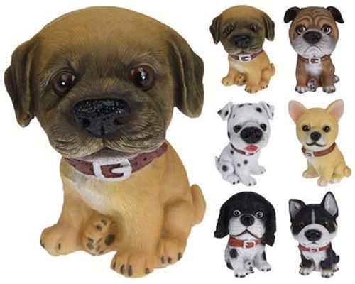 купить Садовая фигура ProGarden 44461 Собака щенок сидящая 13.5cm, 6 разных пород в Кишинёве 