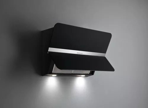 купить Вытяжка Falmec FLIPPER 85 GREEN TECH Black Satin Glass RAL 9005 (with filter pack) в Кишинёве 