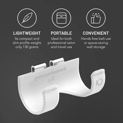 cumpără Accesoriu pentru uscător de păr GA.MA Italy PT9915,WH Подставка для IQ поясная белая în Chișinău 