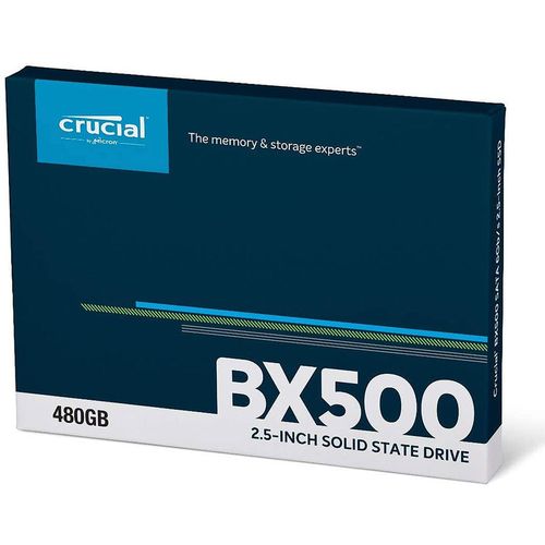 cumpără SSD 480GB 2.5 Crucial BX500 CT480BX500SSD1, Read 540MB/s, Write 500MB/s, SATA III 6.0 Gbps în Chișinău 