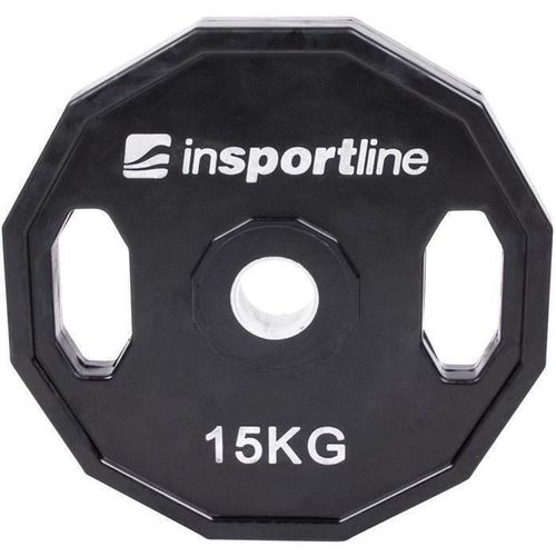 купить Гантель inSPORTline 3579 Disc metal cauciuc d=50 mm 15 kg IN15899 cu maner в Кишинёве 