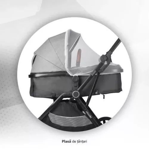 cumpără Сărucior pentru copii Coccolle Amani iSize Anthracite, 3in1 cu landou transformabil în Chișinău 