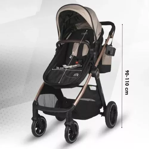 cumpără Сărucior pentru copii Coccolle Hapi Soley H2003 Carucior 3/1, Simply Taupe în Chișinău 