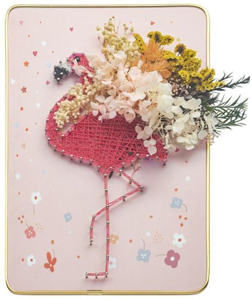 cumpără Set de creație miscellaneous DHBCE28064 Set String Art HiStone 21x30 Flamingo. Be happy în Chișinău 