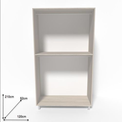 cumpără Dulap Smartex (15737) N6 120cm Stejar Deschis în Chișinău 