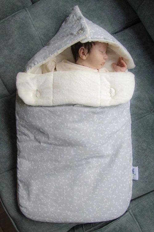 купить Детское постельное белье BabyJem 428 Paturica multifunctionala din bumbac Gri в Кишинёве 