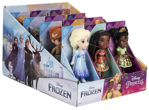 купить Кукла Disney 217584 Princess And Frozen Mini Dolls Assortment 2022 (7Cm.) в Кишинёве 