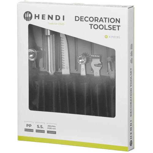 cumpără Accesoriu pentru bucătărie Hendi 856291, set unelte decorare din 6 piese în Chișinău 