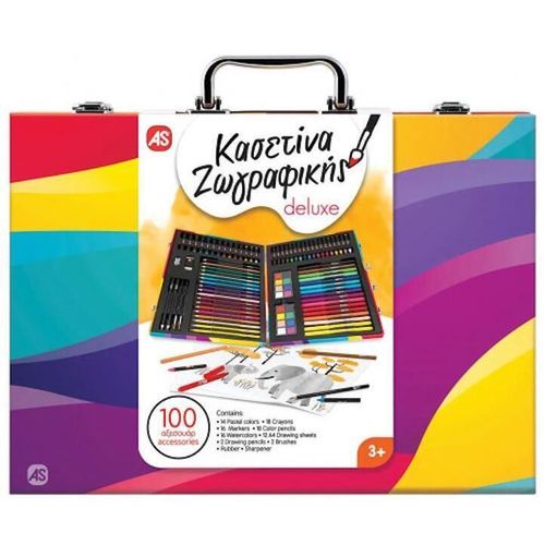 cumpără Set de creație As Kids 1038-11050 Set Pentru Desen Deluxe 100 Accesorii în Chișinău 