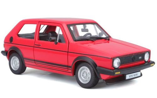 cumpără Mașină Bburago 18-21089 Die-Cast 1:24 Volkswagen Golf Mk1 GTI 1979, rosie în Chișinău 