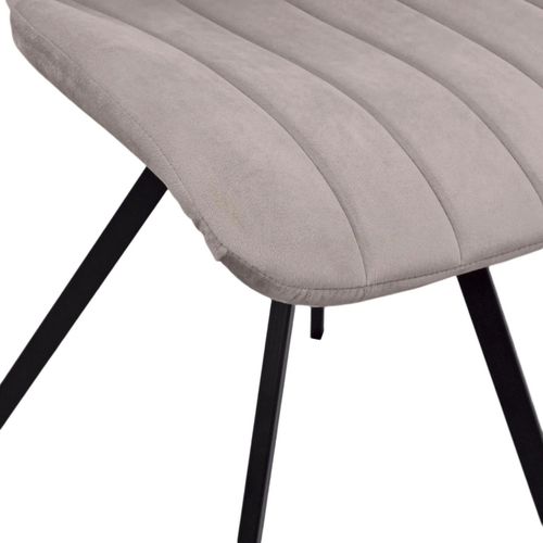 купить Стул Deco Orson Catifea Beige+Black Leg в Кишинёве 