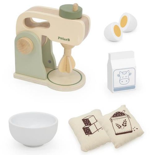 купить Игрушечная кухня и посуда Viga 44217 Set de joaca din lemn Gătim cu mixerul, 6 piese в Кишинёве 