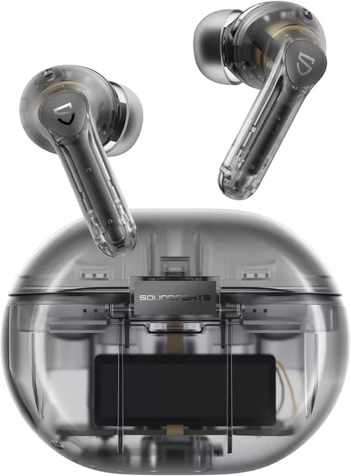 купить Наушники беспроводные SoundPeats Air4 Pro Trans-Black в Кишинёве 