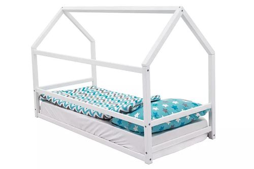 купить Кровать Бельмарко Кровать-домик Монтессори Svogen 70x160 Белый в Кишинёве 