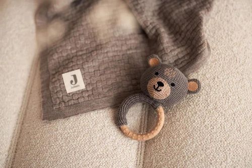 купить Комплект подушек и одеял Jollein 516-522-67082 Paturica Weave Knit Merino wool Funghi, 100x150 cm в Кишинёве 