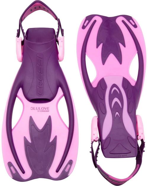 купить Аксессуар для плавания Cressi-Sub Ochelari inot ROCKS KID FINS purple/pink S/M (USF020302P) в Кишинёве 
