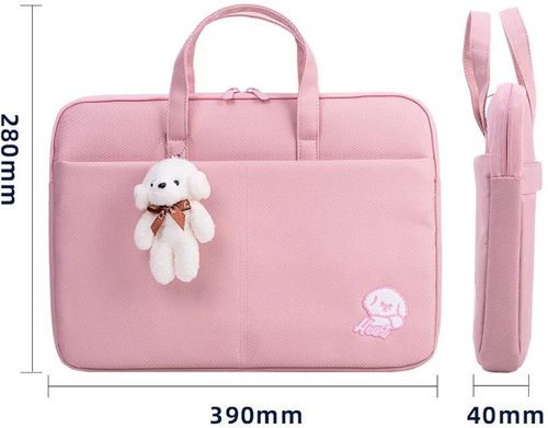 cumpără Geantă laptop Deli DL63756-PK Geanta pentru laptop 39x4x28cm, roz în Chișinău 