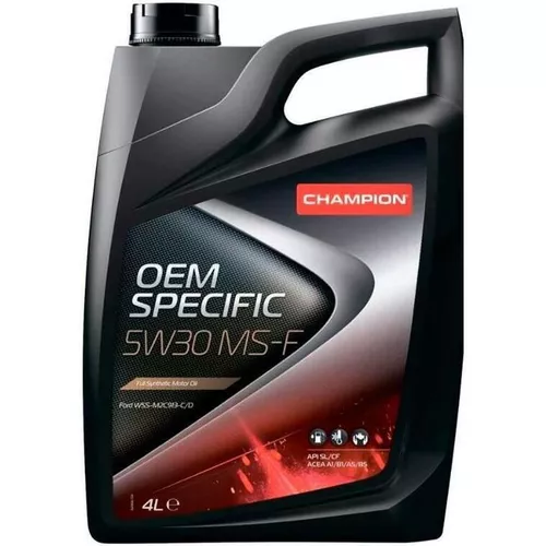 купить Масло Champion Oem Specific 5w30 Ms-F 4l (65609) в Кишинёве 