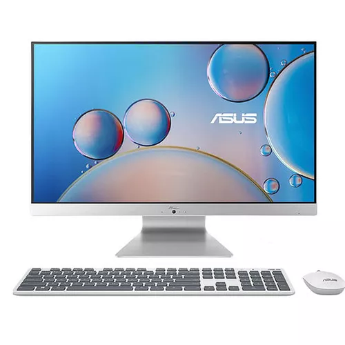 cumpără Monobloc PC Computer 27 ASUS AIO M3700 White, AMD Ryzen 5 5500U 2.1-4GHz/8GB DDR4/SSD 512GB/AMD Radeon Graphics/Webcam 720p HD/Speakers & Microphone/WiFi6 802.11ax+BT 5.2/Gigabit LAN/27 FHD IPS (1920x1080)/Wireless Keyboard&Mouse/No OS M3700WUAK-WA057M în Chișinău 