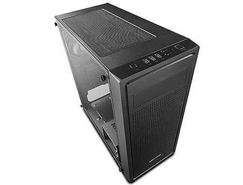 купить Case Middletower Deepcool E-SHIELD E-ATX/ATX Black no PSU, Side Tempered glass, 1xUSB3.0/2xUSB2.0/AudioHD x 1/Mic x 1, Included: Rear: 1x120mm fan; Optional: Front: 3x120mm or 3x140mm; Top: 2x120mm/140mm (carcasa/корпус) в Кишинёве 