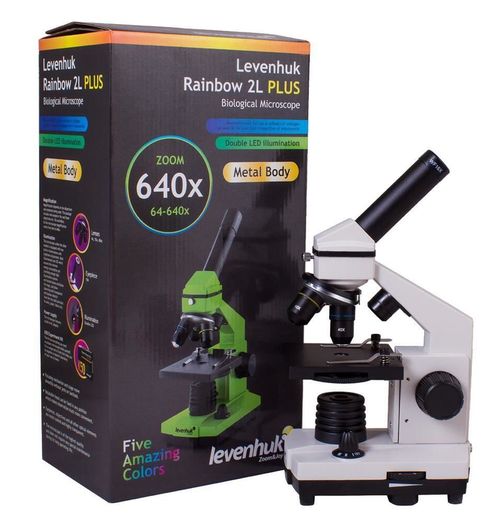 cumpără Microscop Levenhuk Rainbow 2L Plus Moonstone în Chișinău 