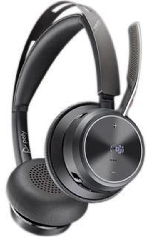 купить Гарнитура беспроводная Bluetooth Poly Voyager Focus 2 Microsoft Teams Certified USB-C-C Headset +USB-C/A Adapter +Charging Stand (9T9J6AA) в Кишинёве 