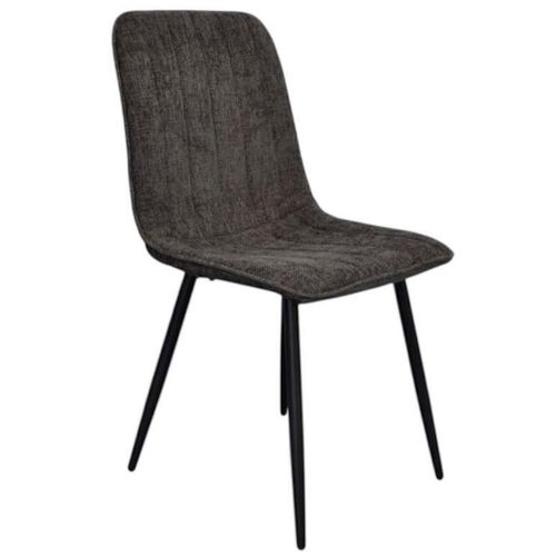 купить Стул Evelin di Costacurta YTC-078B, UF885-15 (Dark grey) в Кишинёве 